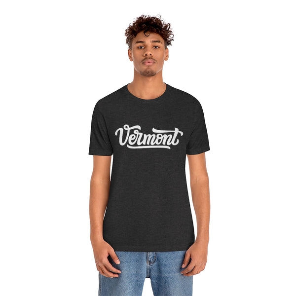 Vermont T-Shirt - Hand Lettered Unisex Vermont Shirt