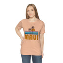 Maui, Hawaii T-Shirt - Retro Palm Tree Unisex Maui Shirt-4