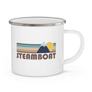 Steamboat, Colorado Camp Mug - Retro Enamel Camping Steamboat Mug-3