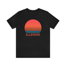 Illinois T-Shirt - Retro 80s Unisex Illinois Shirt-25