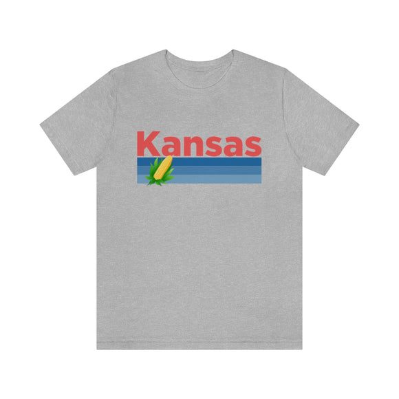 Kansas T-Shirt - Retro Corn Unisex Kansas Shirt