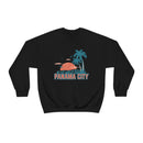 Panama City, Florida Sweatshirt - Unisex Retro Palm Tree Crewneck Panama City Sweatshirt-10
