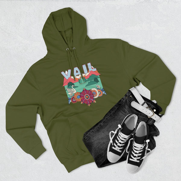 Premium  Vail, Colorado Hoodie - Boho Unisex Sweatshirt