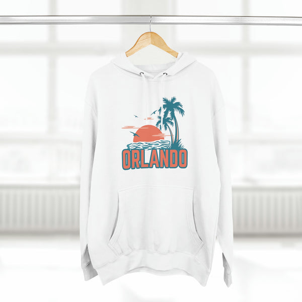Premium Orlando, Florida Hoodie - Palm Tree Unisex Sweatshirt