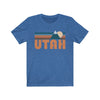Utah T-Shirt - Retro Mountain Adult Unisex Utah T Shirt