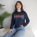 Jackson Hole, Wyoming Sweatshirt - Mountain & Birds Unisex-30