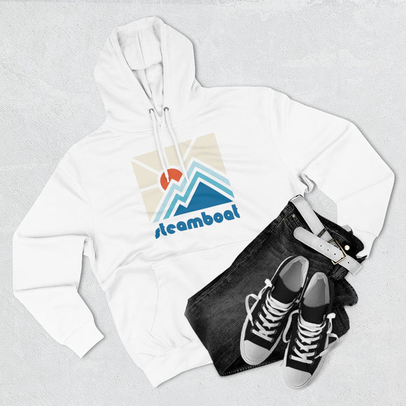 Premium Steamboat, Colorado Hoodie - Min Mountain Unisex Sweatshirt