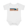 North Carolina Baby Bodysuit - Retro Mountain North Carolina Baby Bodysuit
