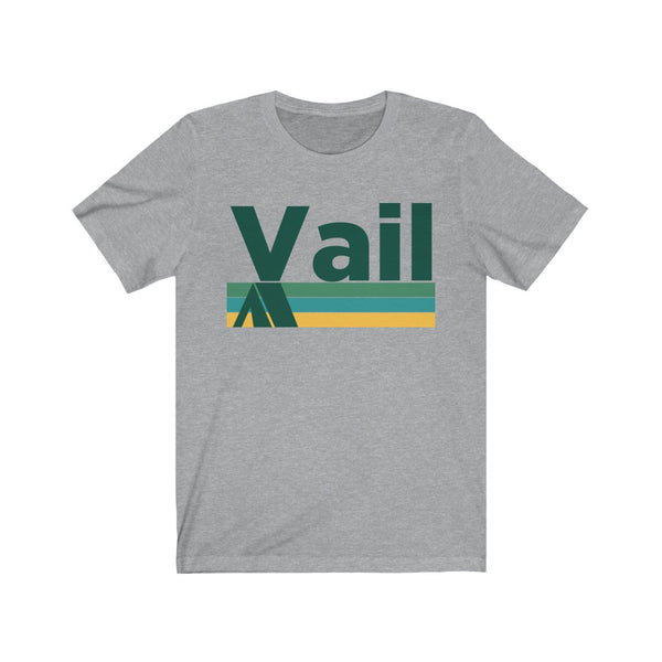Vail, Colorado T-Shirt - Retro Camping Adult Unisex Vail T Shirt