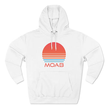 Premium Moab, Utah Hoodie - Retro 80s Unisex Sweatshirt - 0