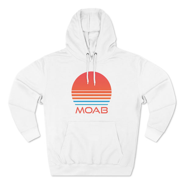 Premium Moab, Utah Hoodie - Retro 80s Unisex Sweatshirt