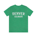 Denver, Colorado Shirt - Paint Text Unisex Denver T-Shirt-1