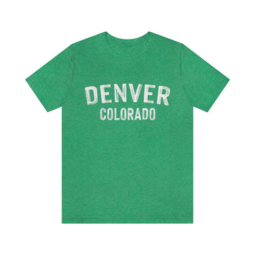 Denver, Colorado Shirt - Paint Text Unisex Denver T-Shirt