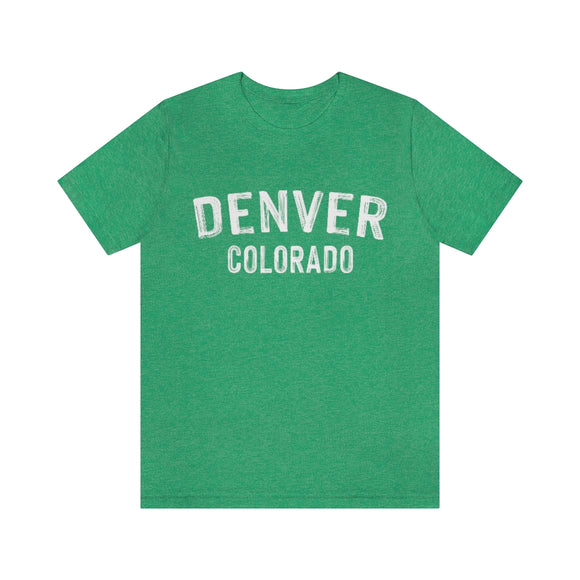 Denver, Colorado Shirt - Paint Text Unisex Denver T-Shirt