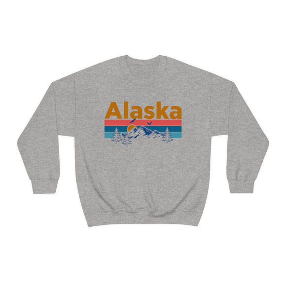 Alaska Sweatshirt - Mountain & Birds Unisex