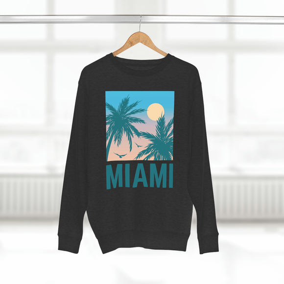 Premium Miami, Florida Sweatshirt - Unisex Premium Crewneck Sweatshirt