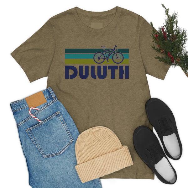 Duluth T-Shirt - Retro Mountain Bike Adult Unisex Duluth, Minnesota T Shirt