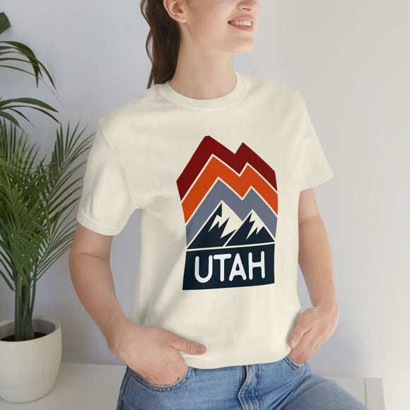 Utah T-Shirt - Retro Mountain Unisex Utah Shirt