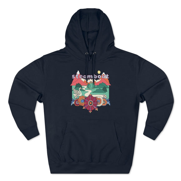 Premium Steamboat, Colorado Hoodie - Boho Unisex Sweatshirt