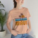 Maui, Hawaii T-Shirt - Retro Palm Tree Unisex Maui Shirt-6