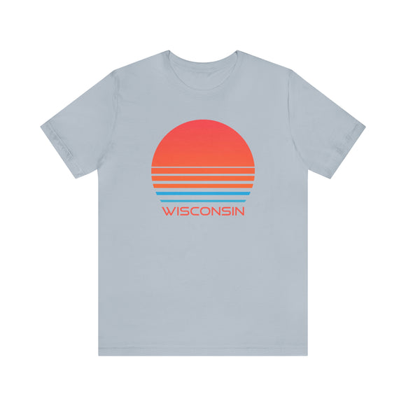 Wisconsin Shirt - Retro 80s Unisex Wisconsin T-Shirt