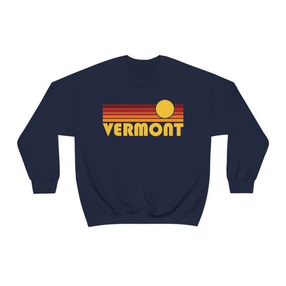Vermont Sweatshirt - Retro Sunset Unisex