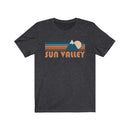Sun Valley, Idaho T-Shirt - Retro Mountain Adult Unisex Sun Valley T Shirt-6