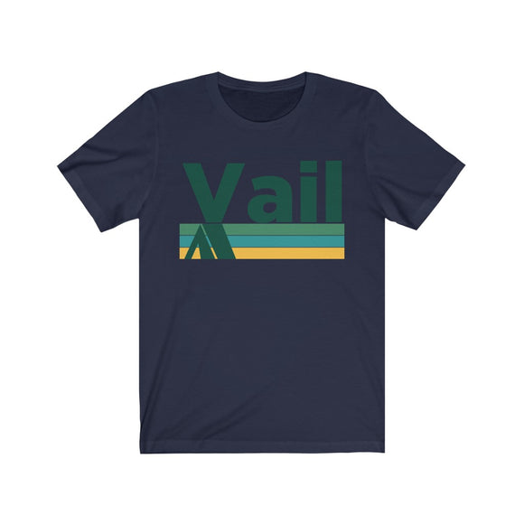 Vail, Colorado T-Shirt - Retro Camping Adult Unisex Vail T Shirt