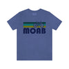 Moab T-Shirt - Retro Mountain Bike Adult Unisex Moab, Utah T Shirt