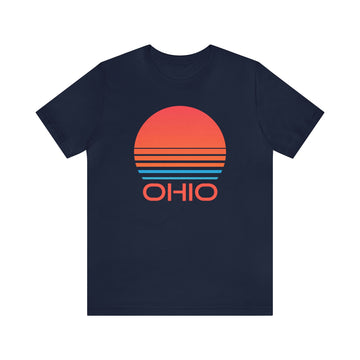 Buy navy Ohio T-Shirt - Retro 80s Unisex Ohio Shirt