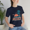 Mexico T-Shirt - Retro Palm Tree & Beach Unisex Mexico Shirt