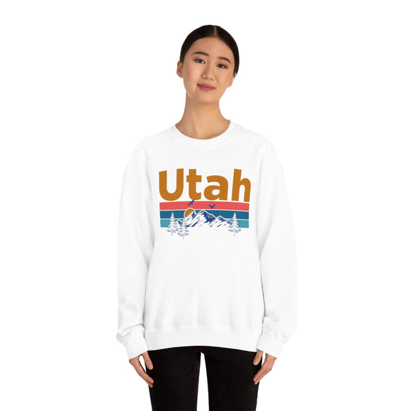 Utah Sweatshirt - Mountain & Birds Unisex