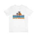 Santa Barbara, California T-Shirt - Retro Palm Tree Unisex Santa Barbara Shirt-10
