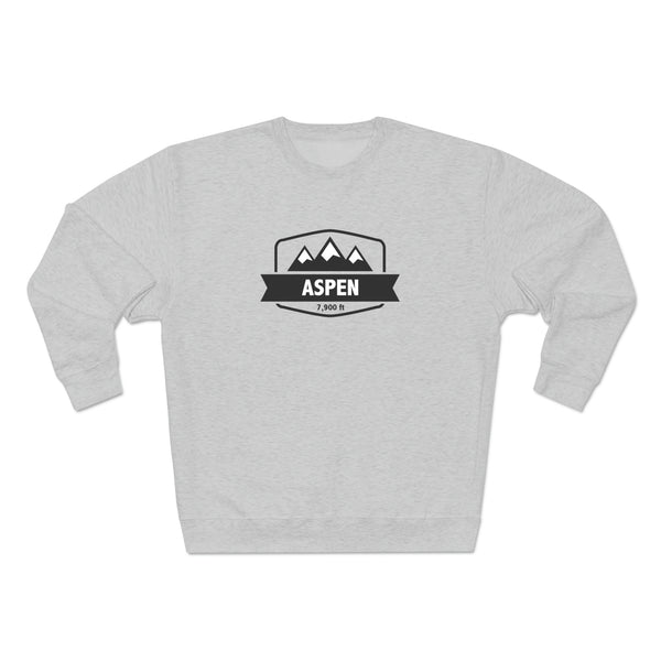 Premium Aspen, Colorado Crewneck Sweatshirt - Retro Unisex Sweatshirt