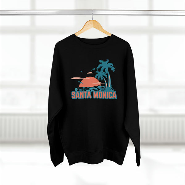 Premium Santa Monica, California Sweatshirt - Unisex Premium Crewneck Sweatshirt