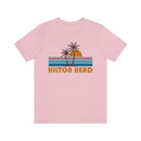Hilton Head, South Carolina T-Shirt - Retro Palm Tree Unisex Hilton Head Shirt-55