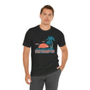 Southampton, New York T-Shirt - Retro Palm Tree & Beach Unisex Southampton Shirt-30