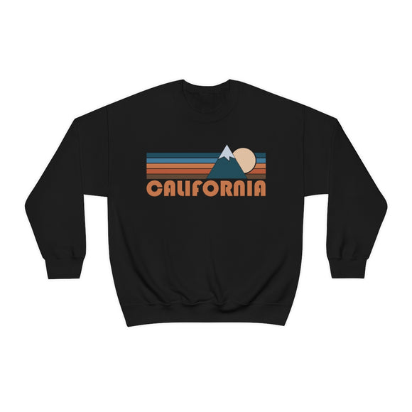 California Sweatshirt - Retro Mountain Unisex
