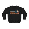 California Sweatshirt - Retro Mountain Unisex