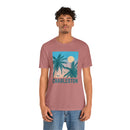 Charleston, South Carolina T-Shirt - Retro Palm Tree & Beach Unisex Charleston Shirt-4