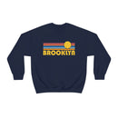 Brooklyn, New York Sweatshirt - Retro Sunrise Unisex-25