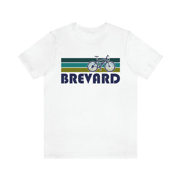 Brevard T-Shirt - Retro Mountain Bike Adult Unisex Brevard, North Carolina T Shirt