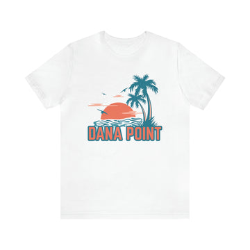 Dana Point, California T-Shirt - Retro Palm Tree & Beach Unisex Dana Point Shirt
