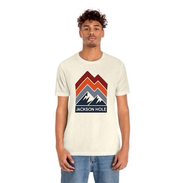 Jackson Hole, Wyoming T-Shirt - Retro Mountain Unisex Jackson Hole Shirt