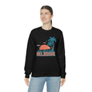 Melbourne, Florida Sweatshirt - Unisex Retro Palm Tree Crewneck Melbourne Sweatshirt-15