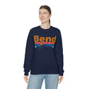Bend, Oregon Crewneck Sweatshirt - Mountain & Birds Unisex-29