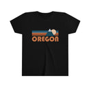 Oregon Youth T-Shirt - Retro Mountain Oregon Kid's TShirt-3