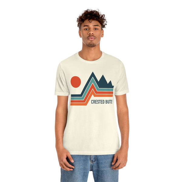 Crested Butte, Colorado T-Shirt - Retro Mountain Unisex Crested Butte Shirt
