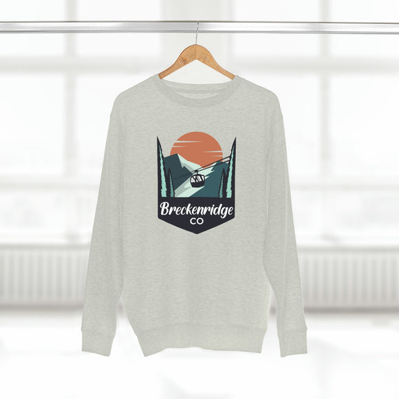 Premium Breckenridge, Colorado Crewneck Sweatshirt - Retro Unisex Sweatshirt