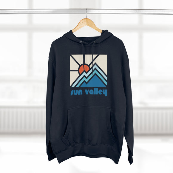 Premium Sun Valley, Idaho Hoodie - Min Mountain Unisex Sweatshirt